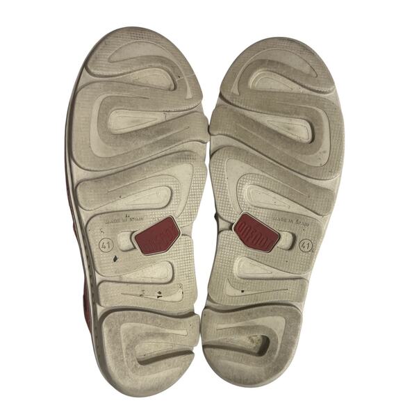 On Foot Your Way Women’s Shoe Red Made In Spain 41 9.5 Comfort Artsy Slip On - Picture 6 of 8